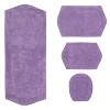 Waterford Collection Cotton Tufted Set of 4 Bath Rug Set - Home Weavers - 2 of 4
