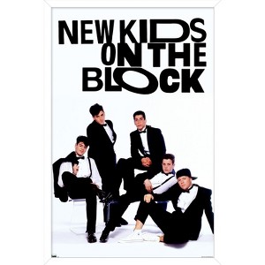 Trends International New Kids on the Block - Tuxes Framed Wall Poster Prints - 1 of 4