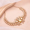 SOHI Women's Amber Yellow The Marquise Statement Necklace - 3 of 4