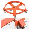 55 Gallon Drum Dolly, Heavy Duty 1250LBS Barrel Cart, Non-Tipping Hand Truck with Casters for Warehouse - 2 of 4