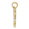 Black Bow Jewelry 14k Yellow Gold and White Rhodium Fancy Butterfly Pendant, 19mm - 2 of 4