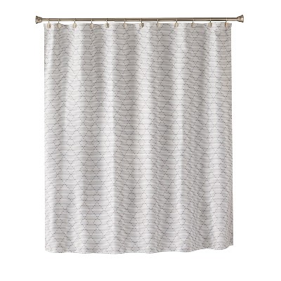Trellis Graphic Shower Curtain Light Gray - Saturday Knight Ltd.