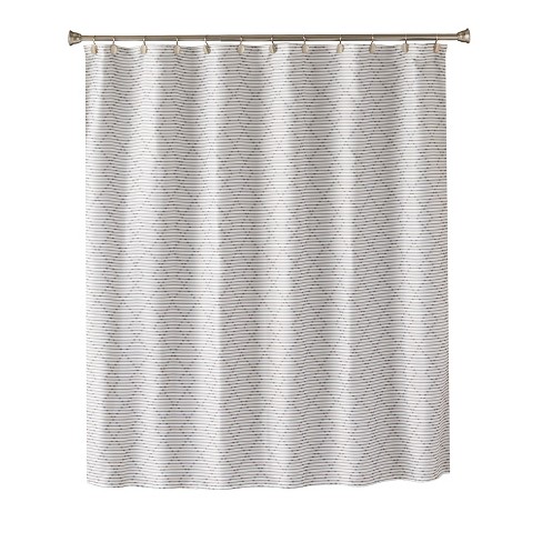 Trellis Graphic Shower Curtain Light Gray - Saturday Knight Ltd. : Target