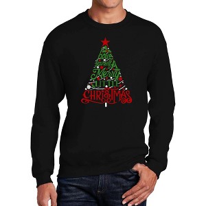 LA Pop Art Have Yourself a Merry Little Christmas - Men's Word Art Crewneck Sweatshirt - 1 of 4