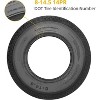 Trailer Tires,Load Range,Heavy Duty Bias Ply Vacuum Tires for Small Light Trailers Boat Towing Caravans Campers Utility Cargo,2 Pack - 4 of 4