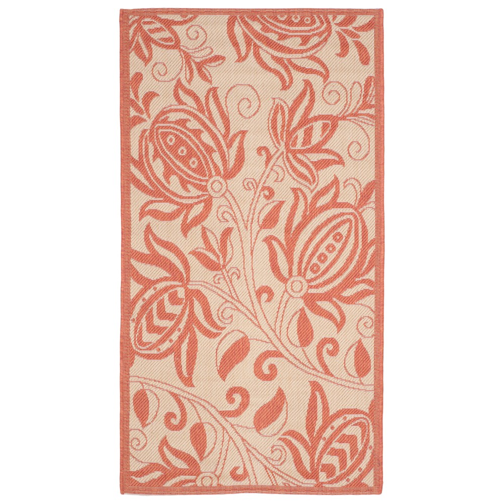  Rectangle Kettle Patio Rug Natural/Terra