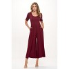 WEST K Women's Jana Short Sleeve Knit Jumpsuit - 2 of 3