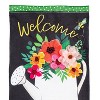 Watering Can Welcome Burlap Garden Flag - 3 of 4