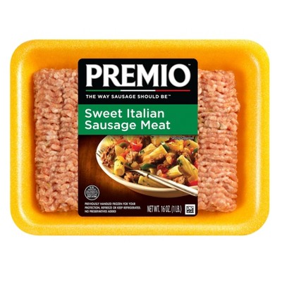 Premio Sweet Italian Ground Dinner Sausage - 16oz