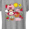 Women's - Strawberry Shortcake - Vintage Stickers Style Short Sleeve Graphic T-Shirt - 2 of 4