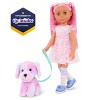 Glitter Girls Posable Pink Doll and Pup Set Cara & Sprinkles - 3 of 4
