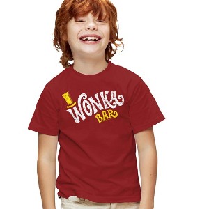Boys' Short Sleeve Willy Wonka And the Chocolate Factory Wonka Logo T-Shirt - 1 of 4
