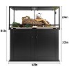 REPTIZOO 120 Gallon High Terrarium with Black Wooden Cabinet - 2 of 4