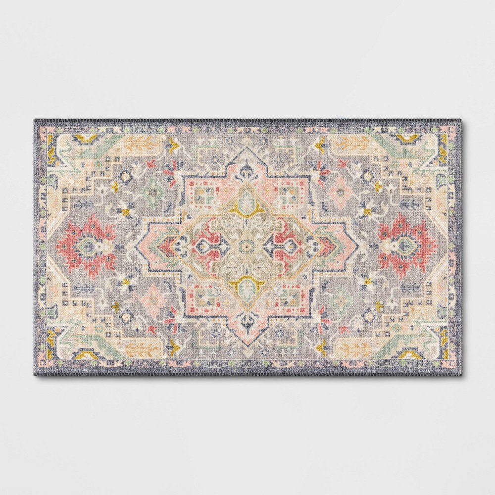 2'3inx3'9in Zebrina Medallion Persian Style Printed Accent Rug - Opalhouse™