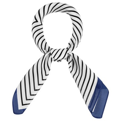 INSPIRE CHIC Women's Stripe Print Square Neckerchief Headband 27.56*27.56 inches(L*W)