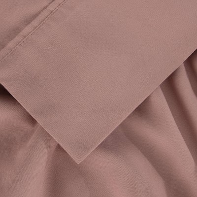 Blush Twin Polyester Sheet Set with Pillowcase