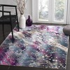 Radiance RAD111 Power Loomed Accent Rug Teal / Magenta 3'-3" X 5' - Safavieh. - image 2 of 4