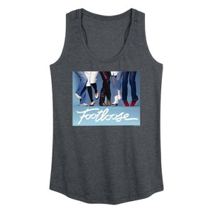 Women's - Footloose - Shoes Don't Matter Graphic Racerback Tank - 1 of 4