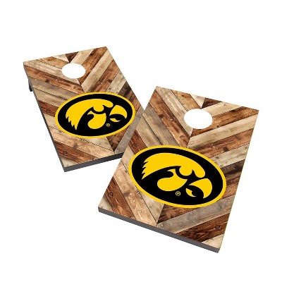 NCAA Iowa Hawkeyes 2'x3' Cornhole Bag Toss Game Set