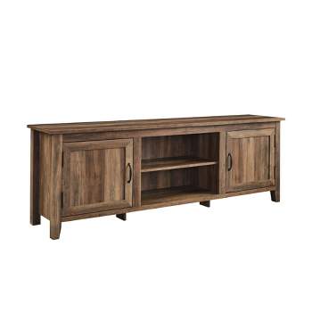 Modern Transitional Wood TV Stand for TVs up to 80" - Saracina Home