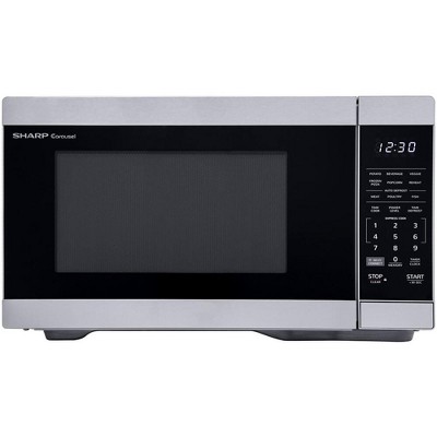 Sharp SMC1169HS 1.1 Cu. Ft. Silver Countertop Microwave with Alexa