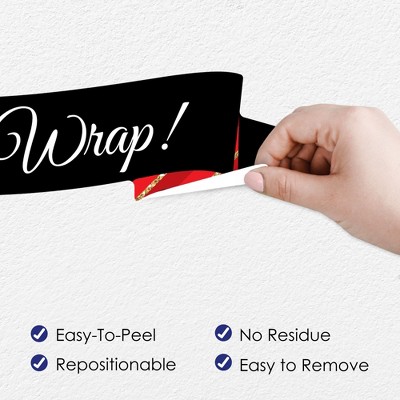 Hollywood Red Carpet Movie Theater Vinyl Wall Decals Set