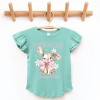 The Juniper Shop Coquette Cottontail Bunny Club Flutter Sleeve Tee - 3 of 4