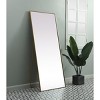 Elegant Lighting Metal Frame Rectangle Full Length Mirror 30x72 Inch in Brass - 3 of 4