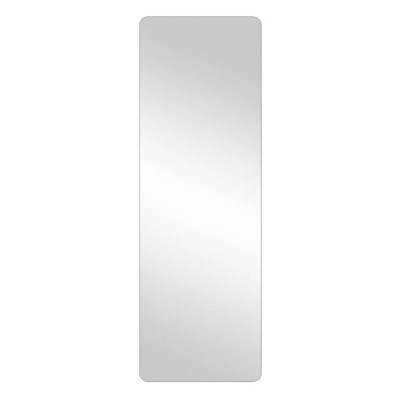 GlasFlength Full Length Mirrors Modern Round Corner Wall Mirror with HD Reflection Simple Design for Living Room Bedroom, Clear, 59.05"*14.96"*0.51"