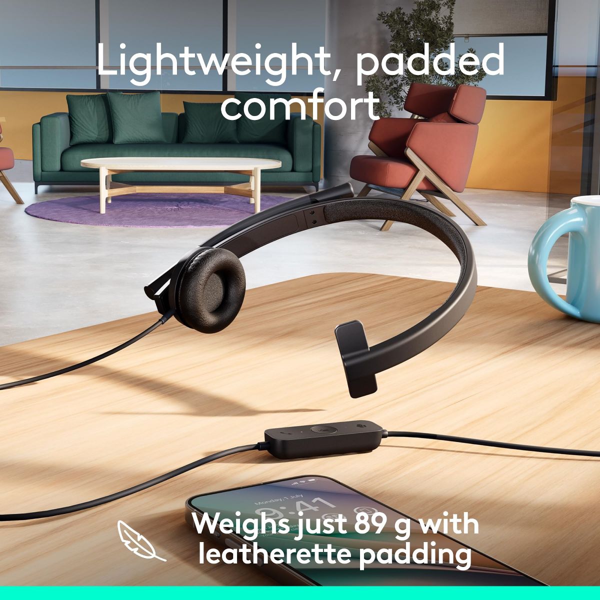 Logitech H570e USB Headset with Microphone for PC and Mac - thumbnail 5