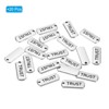 Unique Bargains Vintage Metal DIY Jewelry Making Mini Word Pendant 20 Pcs - 3 of 4