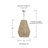 Capital Lighting Finley 4 - Light Pendant in  Natural Jute and Grey - 4 of 4