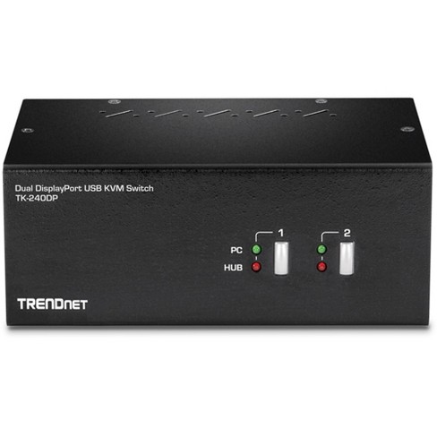 TRENDnet cheapest TK-240DP 2-Port Dual Monitor DisplayPort KVM Switch