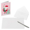10ct Blank Christmas and Thank You Cards Boxed with Envelopes Thank You and Santa - 3 of 4