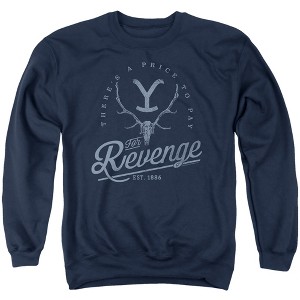 Yellowstone Revenge Skull Adult Crewneck Sweatshirt - 1 of 4