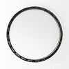 HomeRoots 20" Black Round Metal Indoor Outdoor Serving Tray With Handles - 4 of 4
