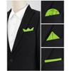 INSPIRE CHIC Men's Wedding Party Solid Color Self-Folded Pocket Squares - 4 of 4