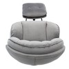CAVINAS Velvet Upholstery Accent Chair with Ottoman&Tuft Back,Comfy Lazy Chair,Modern Lounge Chair for Living Room&Bedroom,Chic Leisure Chair - 3 of 4