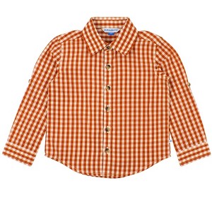 RuggedButts Boys Long Sleeve Button Down Shirt - 1 of 4