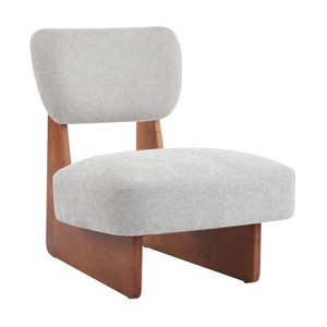 Dexmalle Modern Lounge Chair With Wood Finish - 1 of 4