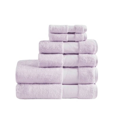 Turkish 100% Cotton 6pc Absorbent Ultra Soft Bath Towel Set