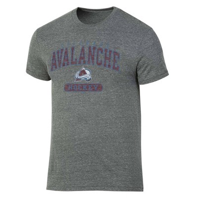 NHL Colorado Avalanche Men's Gray Tri-Blend T-Shirt