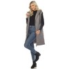 Women's Diamond Quilted Hooded Puffer Vest - White Mark - 2 of 4