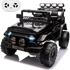 12V Kids Ride On Toy for Big Kids, 4 Wheeler Truck Car Play Car with Remote Control - 1 of 4