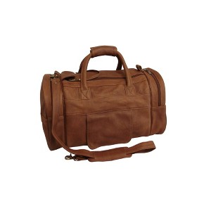 Amerileather Leather Duffel Bag – 20-Inch Travel Bag with Dual Zippered Compartments, Classic Weekender Style - 1 of 4