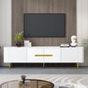 78.7''W Minimalist TV Stand for TVs up to 85", Modern Entertainment Center Media Console with 4 Spacious Cabinets - ModernLuxe - 2 of 4