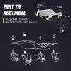 Car Dolly Set, 360° Rotating Anti-Skid Wheels, 1500LBS Capacity Wheel Dolly, Manganese Steel Construction, Antiskid Plate Design - 3 of 4