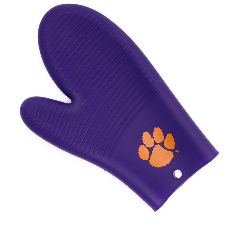 MasterPieces FanPans Team Logo Silicone Oven Mitt - NCAA Clemson Tigers, 1 of 4