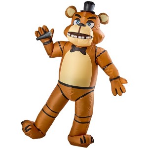 Rubies Adult Five Nights At Freddy's Freddy Fazbear Inflatable Costume- One Size Fits Most - 1 of 4