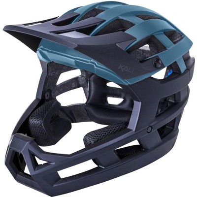 Kali Protectives Invader 2.0 Full-Face Helmet - Solid Matte Thunder/Black, X-Small/Medium